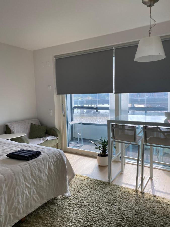 Sea View Lux Kalasatama Romantic Studio - Balcony & Coffee& Tee, Wifi, Gym &Sauna Helsinki Ngoại thất bức ảnh