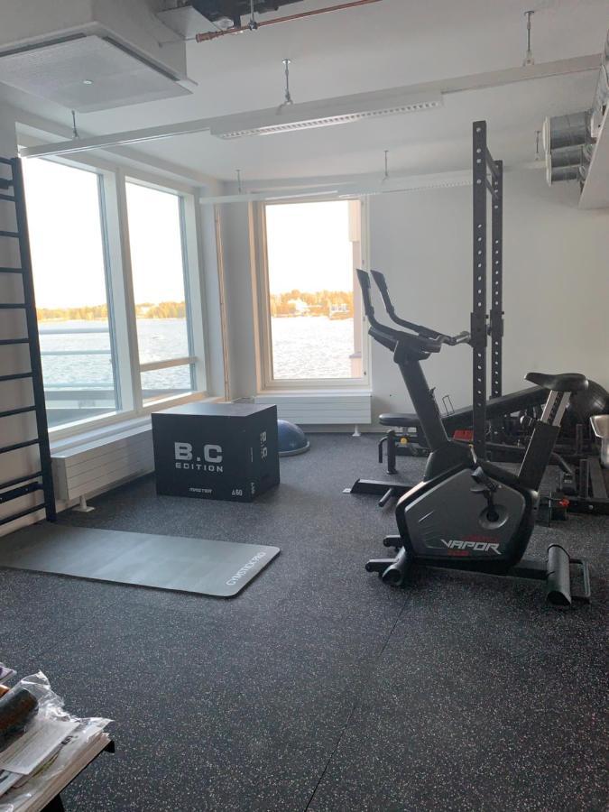 Sea View Lux Kalasatama Romantic Studio - Balcony & Coffee& Tee, Wifi, Gym &Sauna Helsinki Ngoại thất bức ảnh