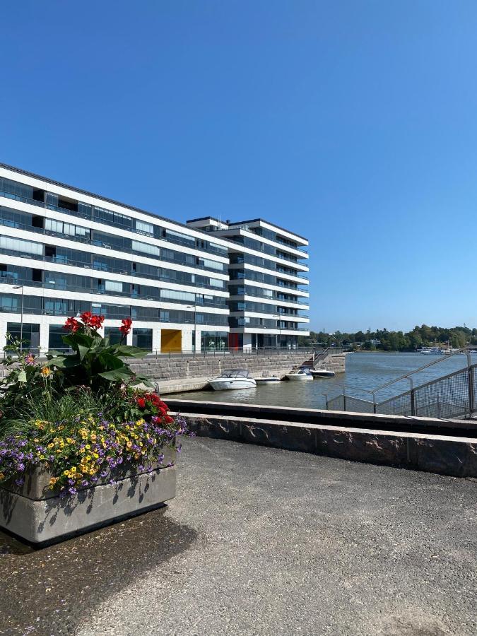 Sea View Lux Kalasatama Romantic Studio - Balcony & Coffee& Tee, Wifi, Gym &Sauna Helsinki Ngoại thất bức ảnh